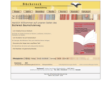 Tablet Screenshot of buechereck-baume.de